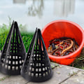 Miniatyrbilde 7 av 10: 1 Stk Fiskeburtrekk Ålkurvkurv 9CM 9CM 9cm