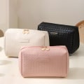Miniatyrbillede 7 af 8: PU kosmetiktaske Rejsetaske BEIGE S beige S