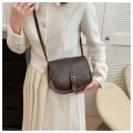 Miniatyrbilde 8 av 10: PU skinnveske Retro skulderveske KHAKI Khaki