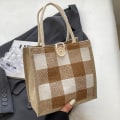 Miniatyrbilde 1 av 10: Matposer Tote Bag KHAKI KNAPP KNAPP khaki Button-Button