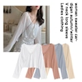 Miniatyrbillede 5 af 10: Dame Sjal Kort Cardigan ABRIKOS Apricot