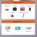 Miniatyrbillede 4 af 10: HDTV 2.1 Converter Magnetic Connector LEFT BEND SORT LEFT BEND Left Bend Black