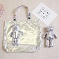 Miniatyrbillede 6 af 10: Cartoon Bear Shopping Bag Mulepose SORT black