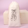 Miniatyrbillede 1 af 10: Dansesko opbevaringstaske Bundle Mouth Velvet Bag B B B