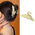 Miniatyrbillede 10 af 10: Elegant Wheat Hair Clip Metal Gripping Clip GULD gold