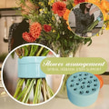 Miniatyrbillede 4 af 10: Buket Blomsterarrangør Stilk Holder GRÅ 7X7X4CM Gray 7x7x4cm