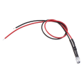 Pikkukuva 4 / 10: 10 kpl valmiiksi johdotetut LED-LED-valot lähettävät diodit PUNAINEN 5MM 5MM red 5mm-5mm