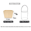 Miniatyrbild 2 av 10: Bucket Bag Insert Bag Linner Bag GRÅ A A grey A-A