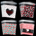 Miniatyrbilde 7 av 10: 100 stk Cookies Pakkeposer Snack Bakepakke 7X7CMD D 7x7cmD