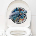 Pikkukuva 9 / 9: 3D Infauna WC-tarrat Vivid Sea Life Decals TURTLE TURTLE turtle