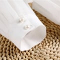 Miniatyrbilde 6 av 10: 1 par avtakbare mansjetter falske ermer HVIT white