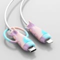 Pikkukuva 3 / 10: Kaapelinsuoja Latauskaapelin cover MULTICOLOR USB Multicolor USB to C-USB to C