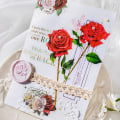 Miniatyrbillede 7 af 10: 30 stk. blomsterklistermærke brevpapirklistermærke C C C