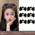 Pikkukuva 9 / 9: 1 pari Bowknot Hair Clip Side -hiusneula J J J