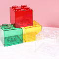 Miniatyrbillede 10 af 10: Byggeklodse Pengeboks Sparingboks RØD red