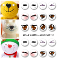 Miniatyrbillede 5 af 10: 20 stk/10 par Eyes Crafts Eyes Puppet Crystal Eyes 16MMSTYLE 16mmStyle random