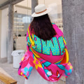 Miniatyrbillede 5 af 10: 90x180 cm Strandsjal Bandana 5 5 5