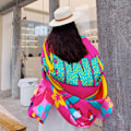 Pikkukuva 5 / 10: 90x180 cm rantahuivi bandana 7 7 7