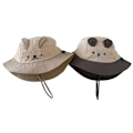 Pikkukuva 5 / 10: Lasten Bucket Hats Lasten aurinkohattu TUMMANHARMAA dark grey