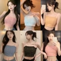 Miniatyrbild 9 av 10: Camisole Crop Top KHAKI Khaki