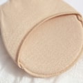 Miniatyrbillede 7 af 10: 1 Par Half Feet Sokker Halv Palm Foot Pad SORT Black