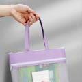 Pikkukuva 7 / 9: Läpinäkyvä Mesh File Bag Paperilaukku VAALEENVIHREÄ Light green