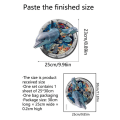 Pikkukuva 2 / 9: 3D Infauna WC-tarrat Vivid Sea Life Decals TURTLE TURTLE turtle