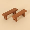 Miniatyrbilde 1 av 10: Dukkehus Farmer Bench Ladder 3 3 3