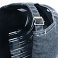 Pikkukuva 4 / 8: Kirjekirjonta Lippalakit Distressed Hole Haalistuneet hatut MUSTA black