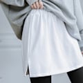 Miniatyrbillede 6 af 10: A-Line skjorte Split Flare Hem HVID XLA A White XLA-A
