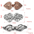 Miniatyrbillede 3 af 7: Cardigan Clip Sjal Broche Clip Clasps Sweater Bluse Pin