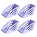 Miniatyrbilde 1 av 10: 4 Stk Tallerkendispenser Vertikal Plateholder LILLA Purple