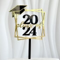 Miniatyrbilde 10 av 10: Graduation Cake Toppers Graduation Party Supply 2 2 2