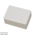 Miniatyrbilde 1 av 10: 100stk Skjermkort Blankt skjermstativ RECTANGLE WHITE Rectangle White