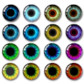 Miniatyrbilde 1 av 9: 20 stk/10 par Eyes Crafts Eyes Puppet Crystal Eyes 20MM-FARGE 20mm-color random