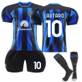 Miniatyrbild 1 av 2: Internazionale Milano Hemmafotbollströja Barn 2023-2024 Nr 10 Lautaro 22