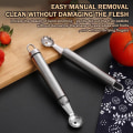 Miniatyrbillede 10 af 10: Strawberry Huller Tomat Stængel Corer Tool A A A