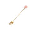 Miniatyrbilde 1 av 9: Fruktgaffel Kakegaffel ROSA HEXAGONAL SEXAGONAL Pink Hexagonal-Hexagonal