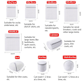 Pikkukuva 3 / 10: 1 kpl mesh pyykkikori 7 kpl / set 7 kpl / set 7Pcs/set