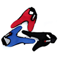 Miniatyrbild 10 av 10: Fiskehandskar 2 Fingrar Protector SVART VÄNSTER VÄNSTER Black Left-Left