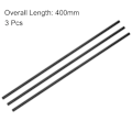Pikkukuva 2 / 5: 3 kpl hiilikuituputki pyöreä ontto sauva siipipultruusioletku 4 x 3 x 400mm