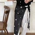 Pikkukuva 7 / 10: Pitsikerroksinen sideharsohame Lace Up Ohut pitsihame VALKOINEN STYLE2 white style2-style2