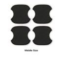 Miniatyrbilde 3 av 10: 4 stk Bildørhåndtak Maling Ripebeskytter 3D Karbonfiber Small