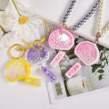 Miniatyrbillede 9 af 10: Nøglering Silikone Form Nøglering Pendant Form Resin Forme