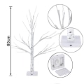 Miniatyrbillede 2 af 10: Led Birch Light Tree Twinkling Tree Bonsai SORT Black