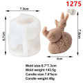 Miniatyrbillede 4 af 10: Kaninformet silikoneform påskelysform C C C