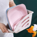 Miniatyrbillede 7 af 10: 4 Stk Tallerkendispenser Lodret Tallerkenholder PINK Pink
