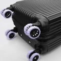 Miniatyrbild 6 av 10: 8ST/ Set Resebagage Caster Skor Resväska Hjul Skydd Black 8Pcs-8Pcs