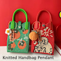 Miniatyrbild 4 av 7: Stickat handväskhänge Good Luck Style STYLE 01 STYLE 01 Style 01