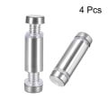 Miniatyrbilde 7 av 7: 4 stk Dobbelthodet avstandsskruer Akrylglassspiker Veggfeste 4PCS